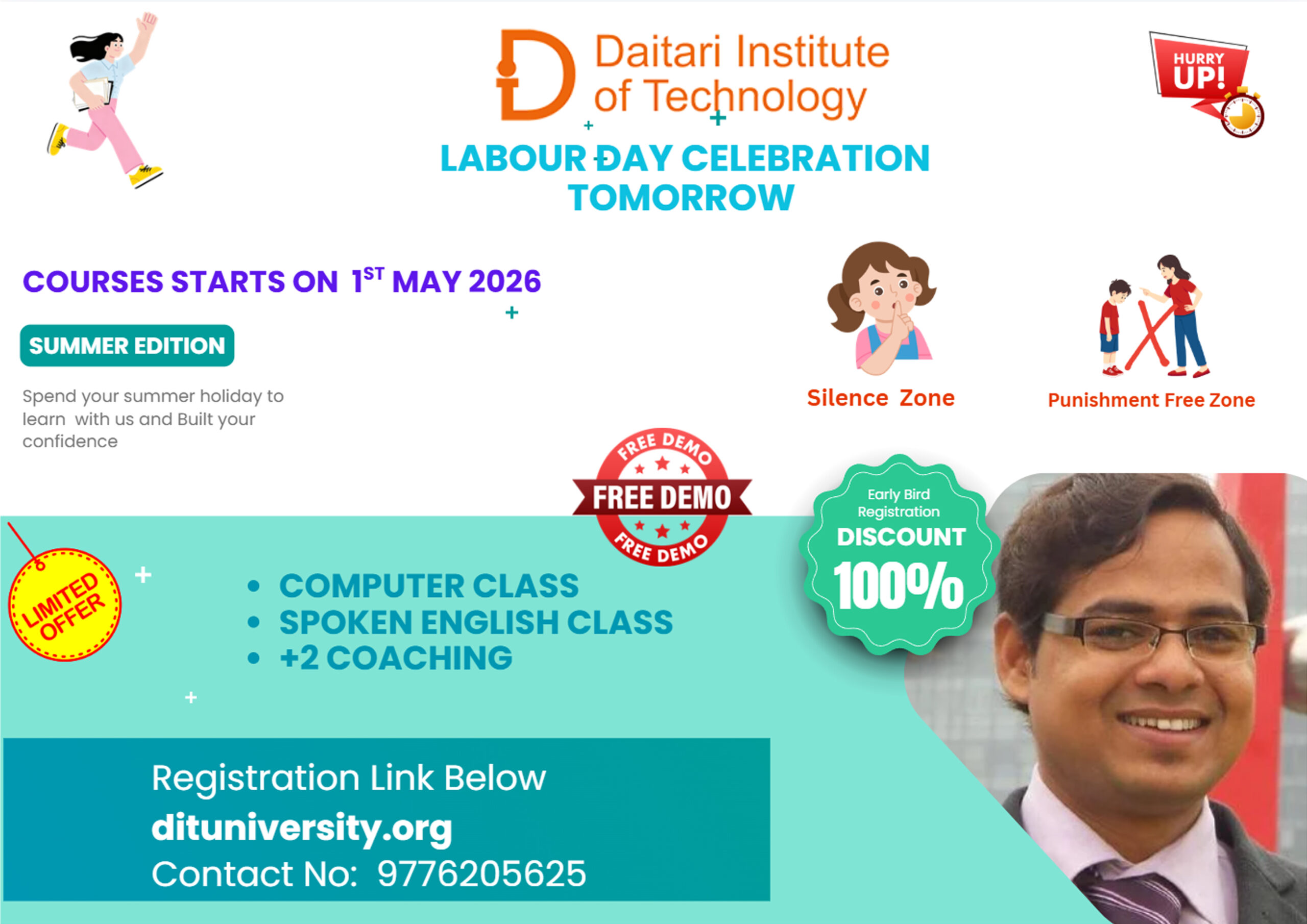 DIT Starting Summer Course 2026 on 1st May